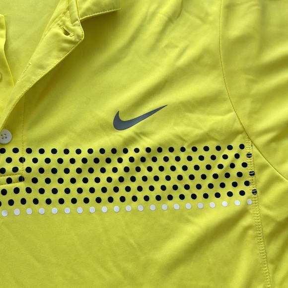 Nike Rafael Nadal 2009 US Open Tennis Polo Yellow XXL - Picture 4 of 9